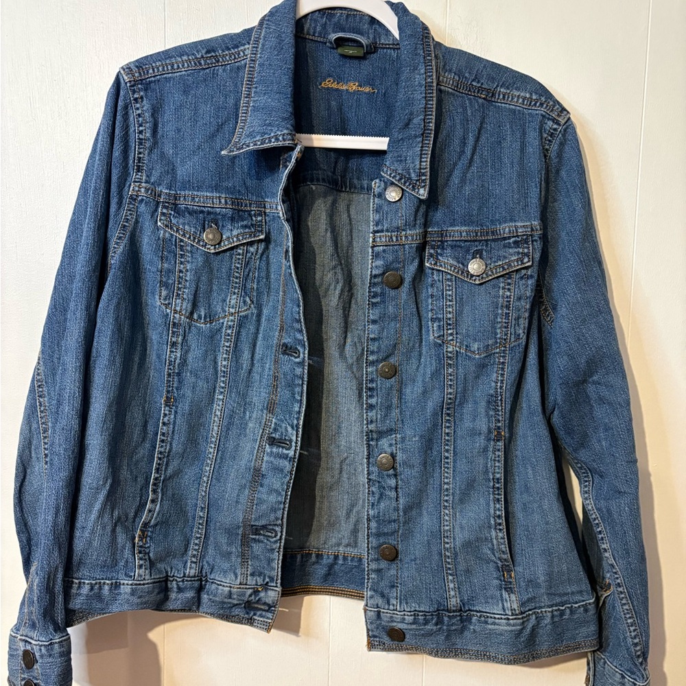 Eddie Bauer Classic Blue Denim Jacket